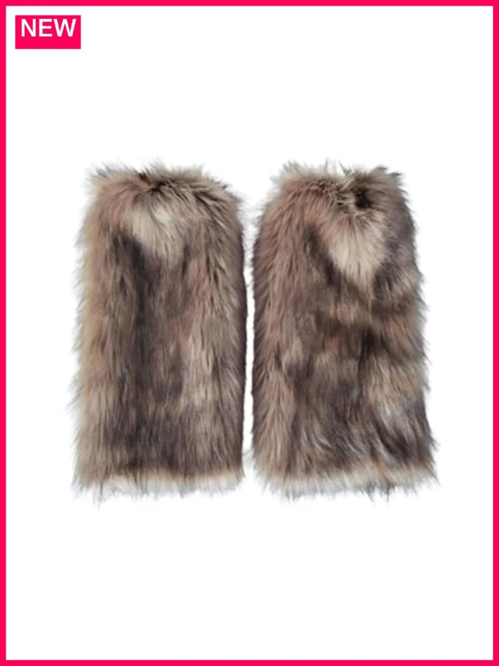Faux Fur Leg Warmers Boot Covers Cozy Winter Accessory
